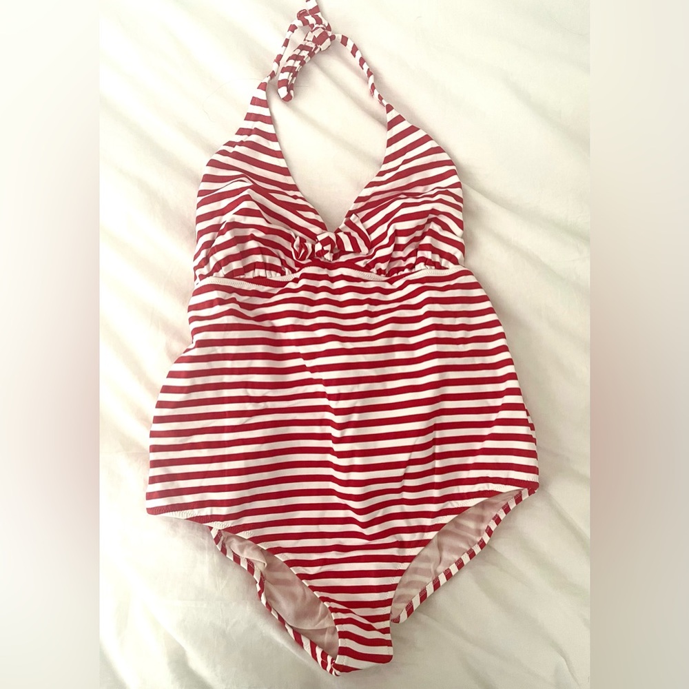 Pez D'Or Maternity Marina Striped One-Piece Swimsuit